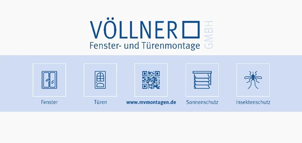 Logo unseres Sponsors Völlner Fenster- und Türenmontage