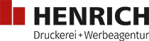 Logo unseres Sponsors Henrich Druckerei Werbeagentur