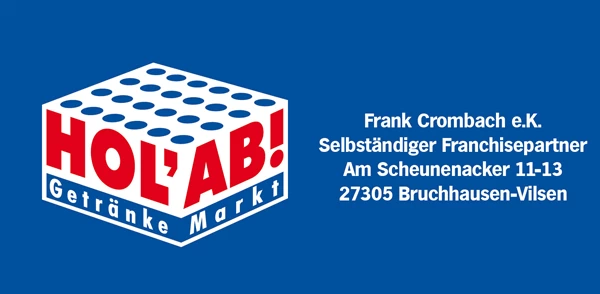 Logo unseres Sponsors HOL AB Getränkemarkt Bruchhausen-Vilsen